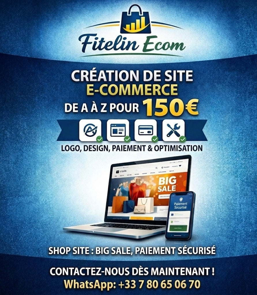 Création site internet complet + publicité ads