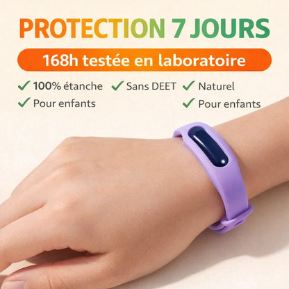 [Scale AI] badge — Bracelet Anti-Moustique Répulsif - Protection Naturelle & Étanche
